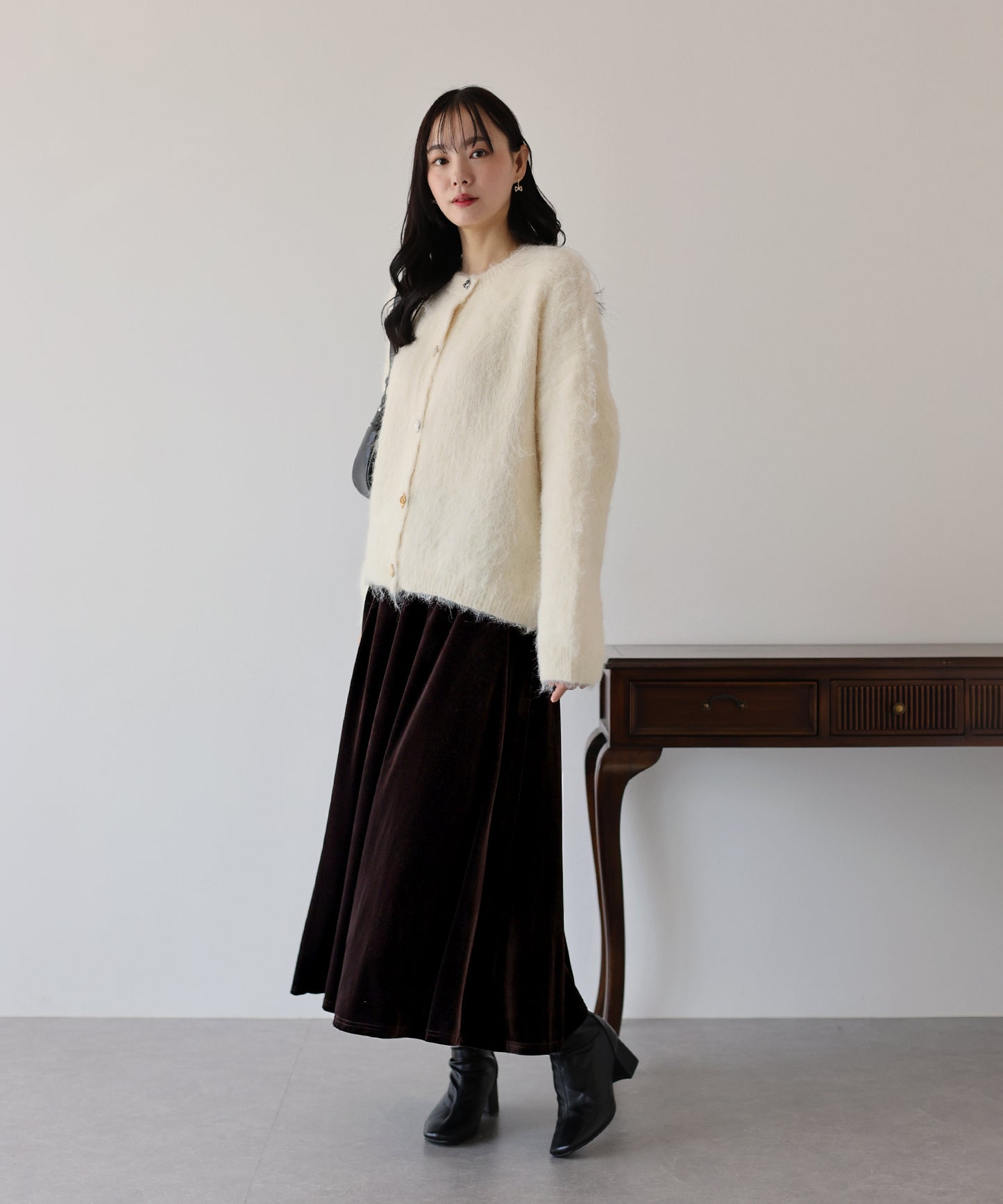 【SALE】フレアーベロアスカート