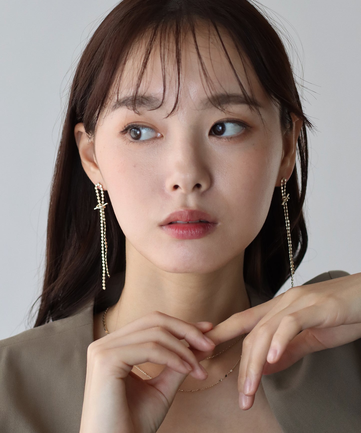 スパークルノットピアス/ニッケルフリー【ネコポス】