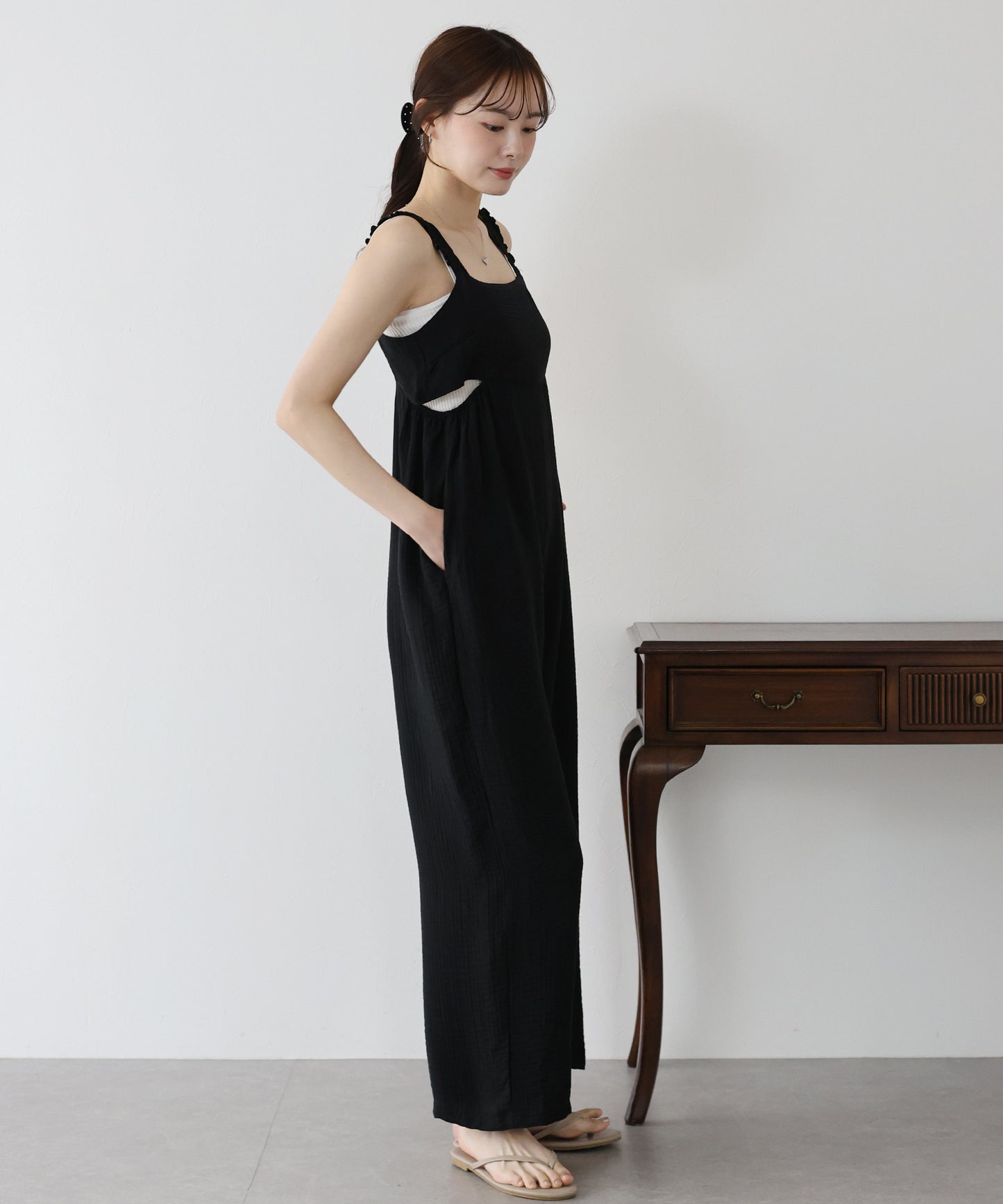 【SALE】カットアウトオールインワン