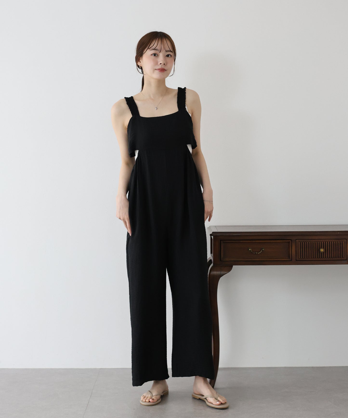 【SALE】カットアウトオールインワン