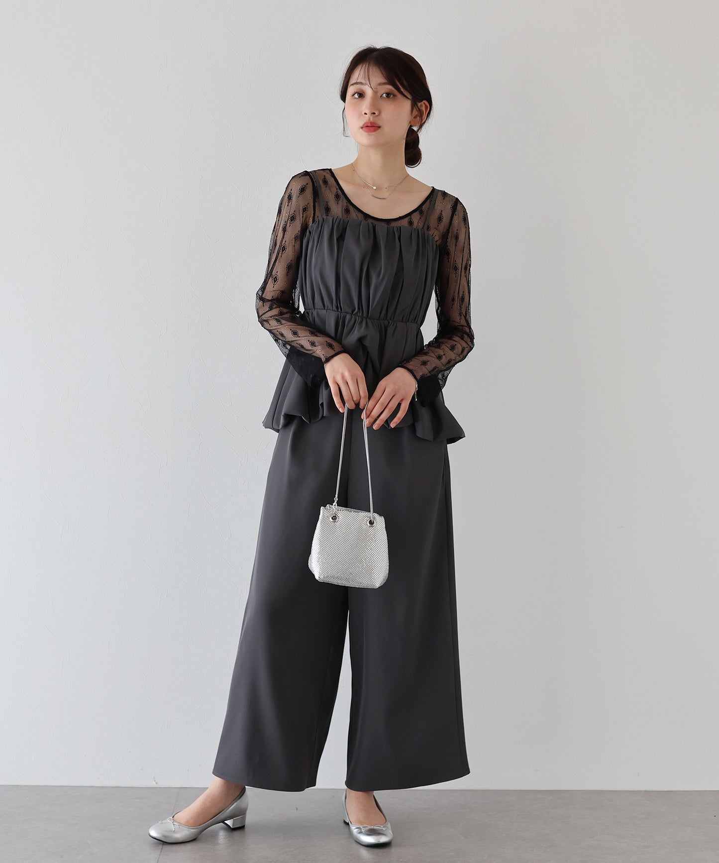 【TIME SALE】バルーンキャミパンツドレス3点セット