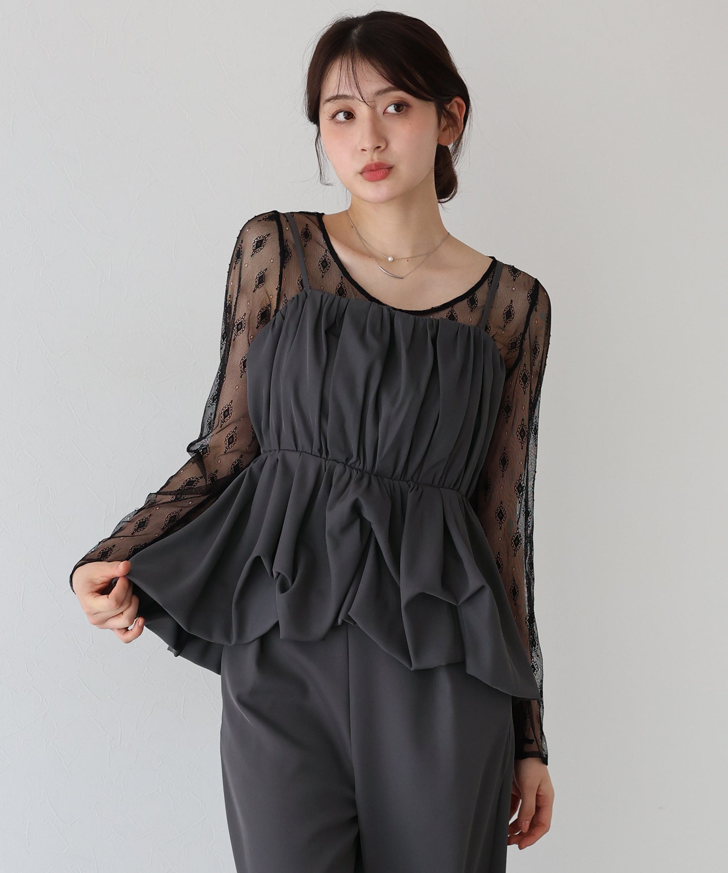 【TIME SALE】バルーンキャミパンツドレス3点セット