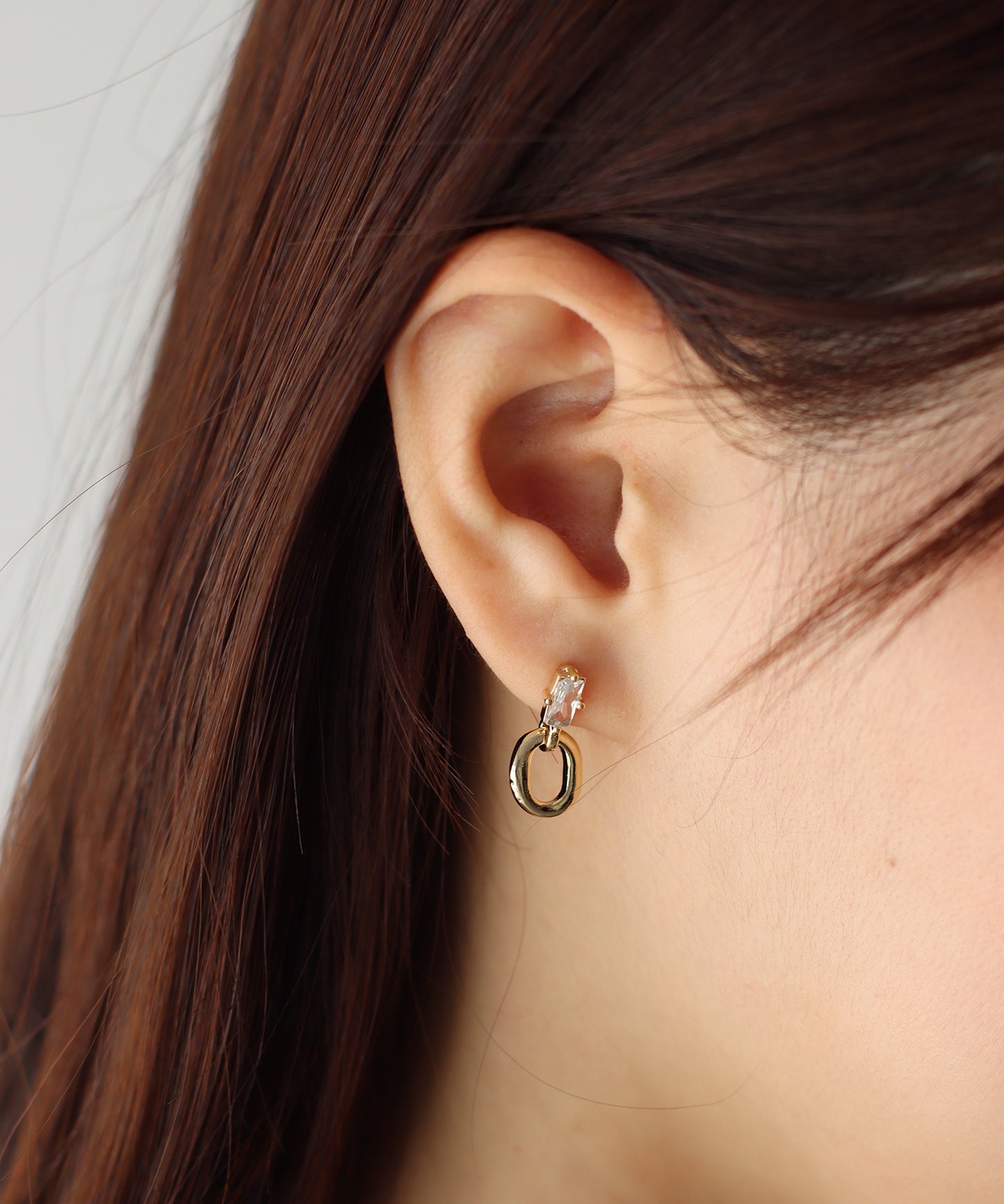 【SALE】ビジューフープピアス【ネコポス】