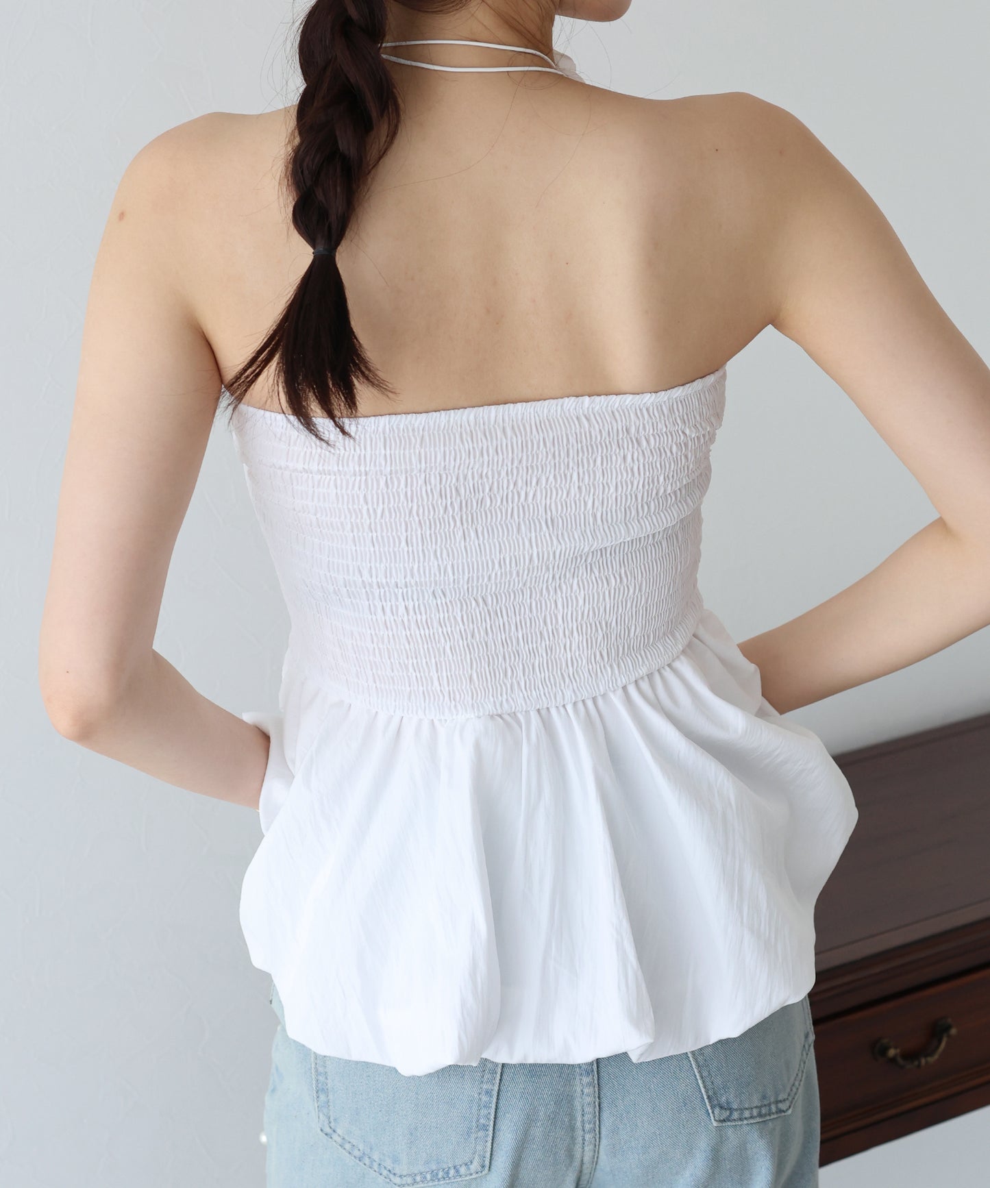 【TIME SALE】ベアバルーンペプラムビスチェ【ネコポス】