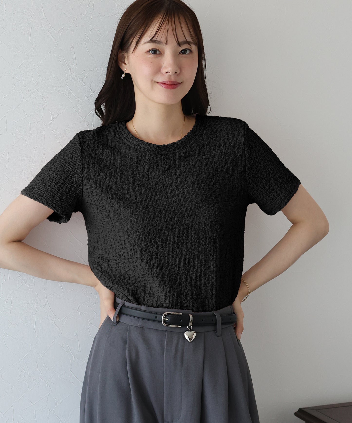 ぽこぽこジャガードTシャツ【ネコポス】