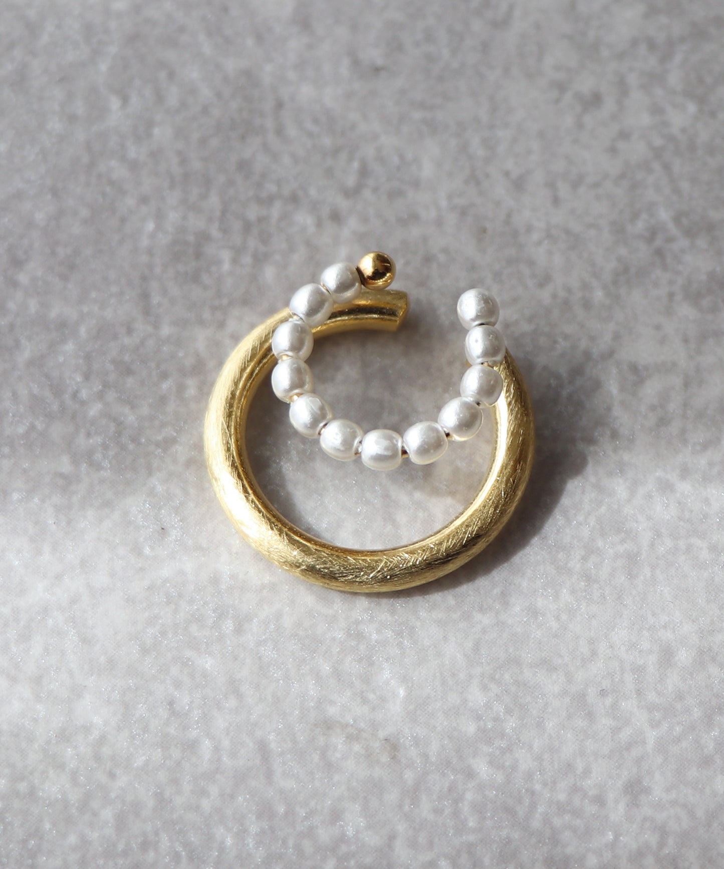 2連パールラインイヤーカフ【ネコポス】