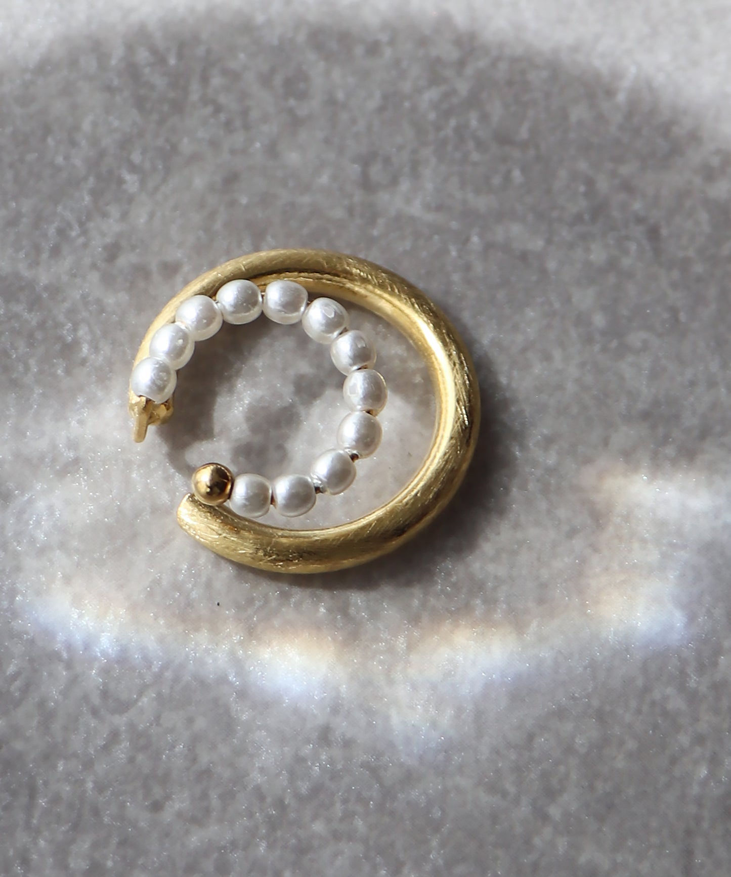 2連パールラインイヤーカフ【ネコポス】