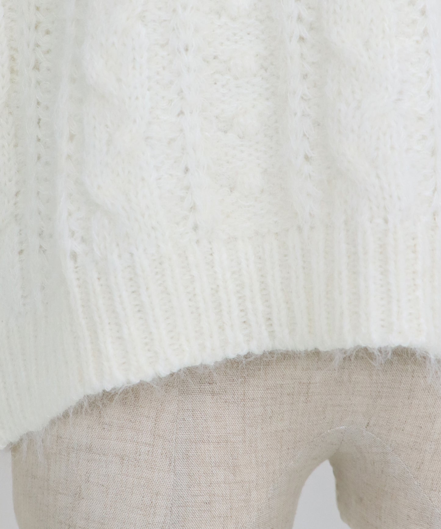 【TIME SALE】ケーブルニットベスト