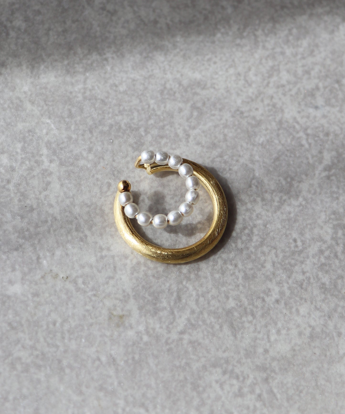 2連パールラインイヤーカフ【ネコポス】