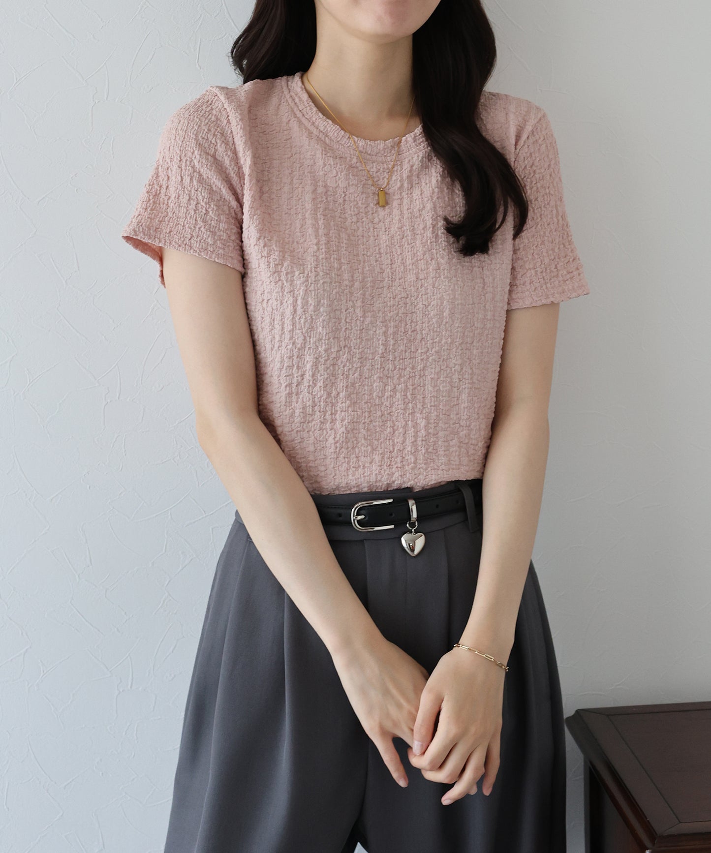 ぽこぽこジャガードTシャツ【ネコポス】