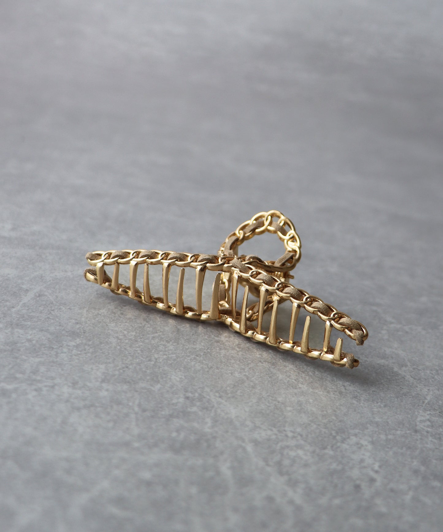 ゴールドチェーンバンス ヘアクリップ