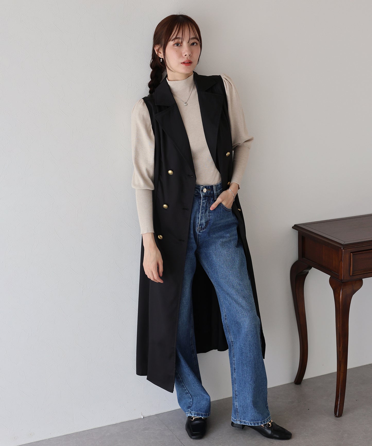 【早割5%OFF】トレンチジレワンピース