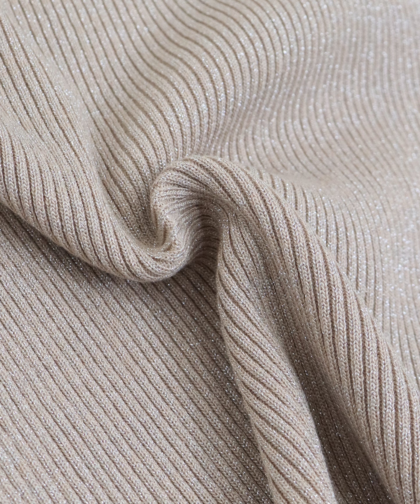 【SALE】アシメネックリブニット