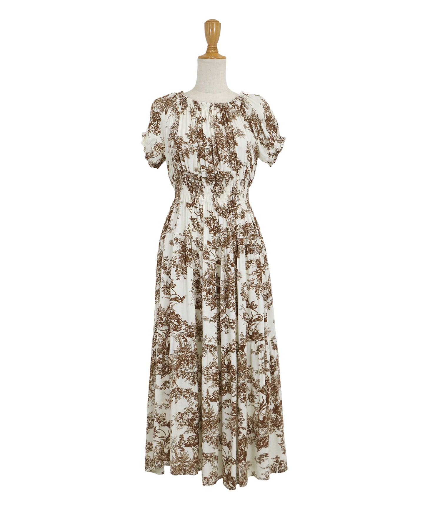 【TIME SALE】アソート柄2WAYオフショルワンピース