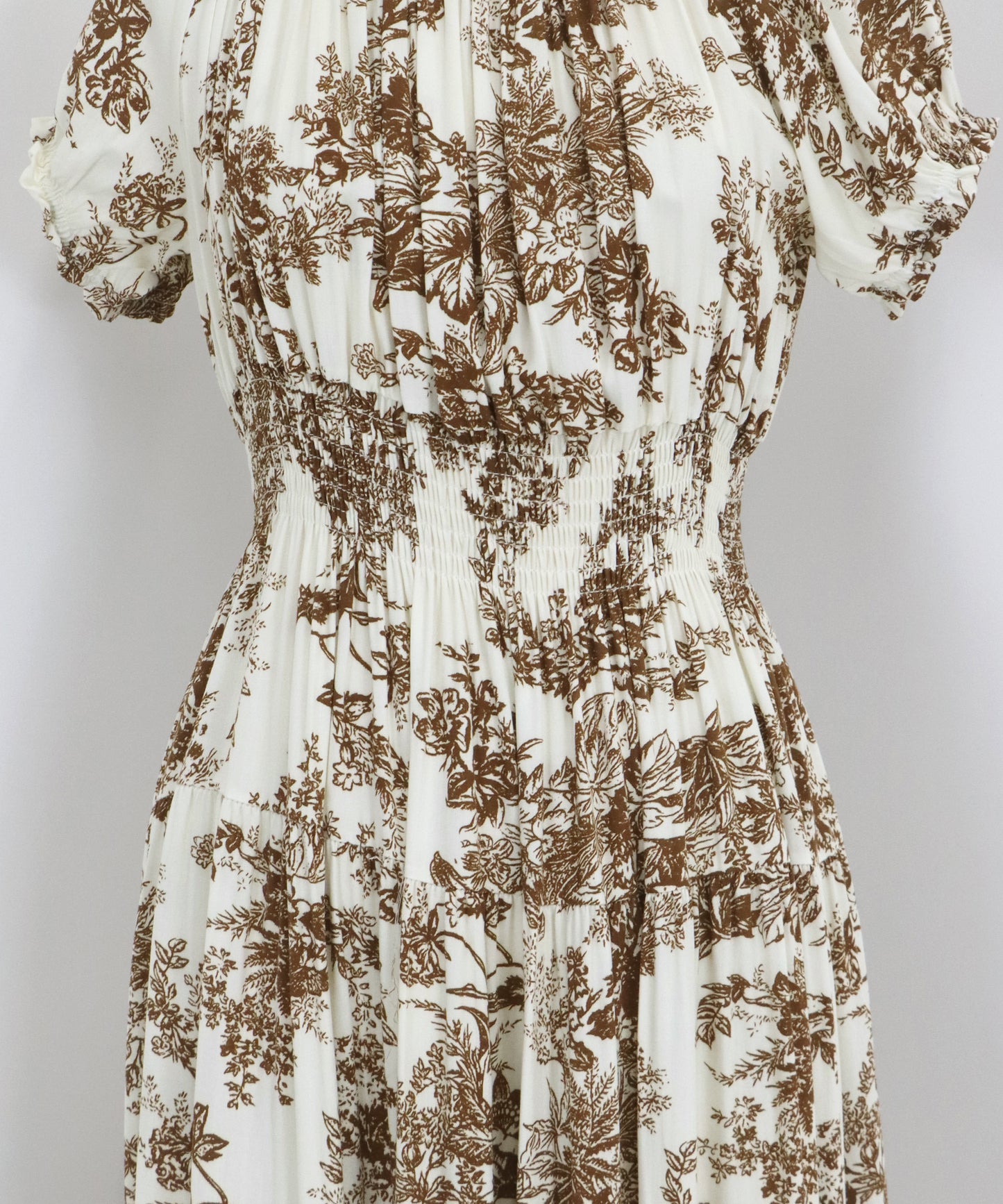 【TIME SALE】アソート柄2WAYオフショルワンピース