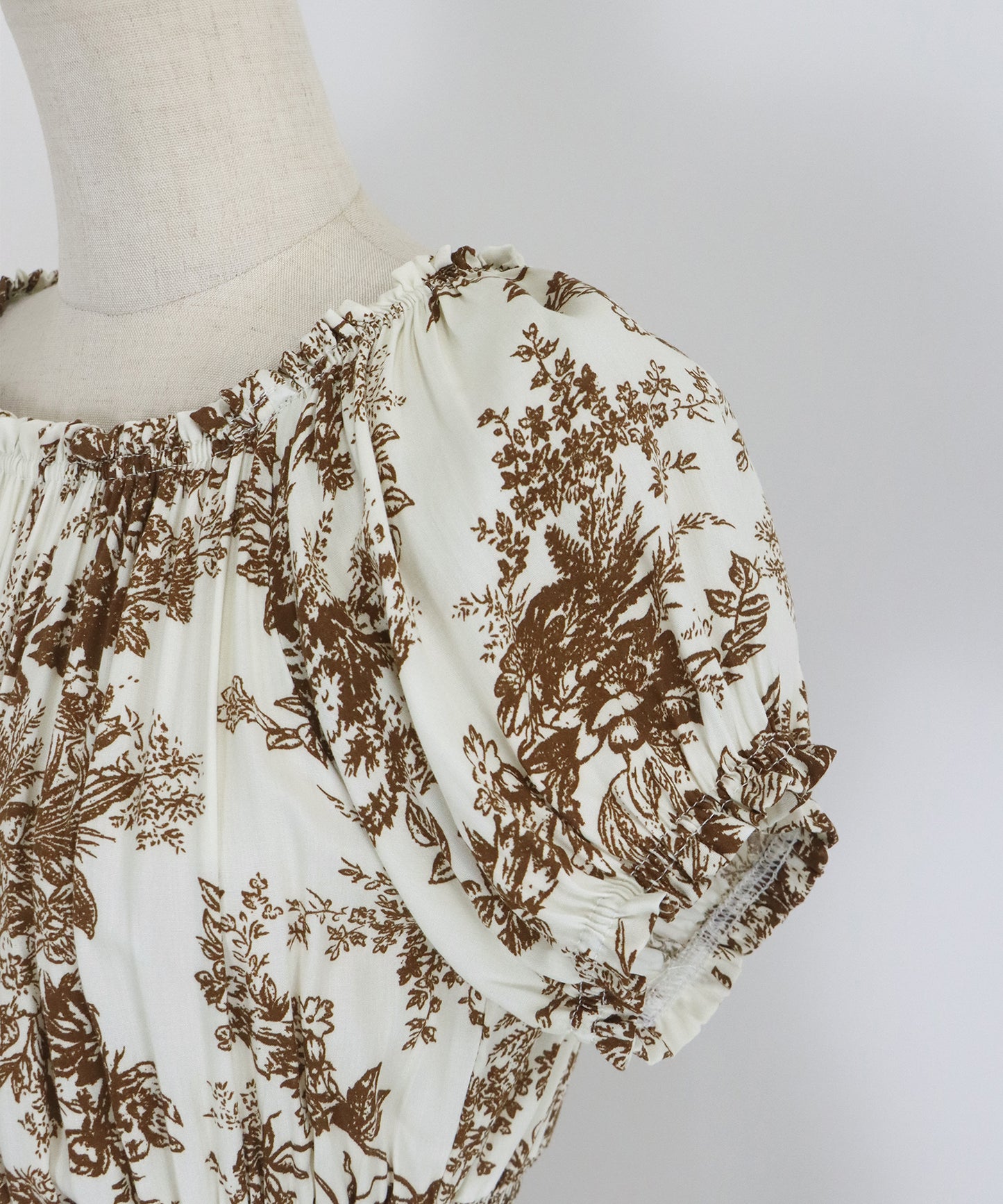 【TIME SALE】アソート柄2WAYオフショルワンピース