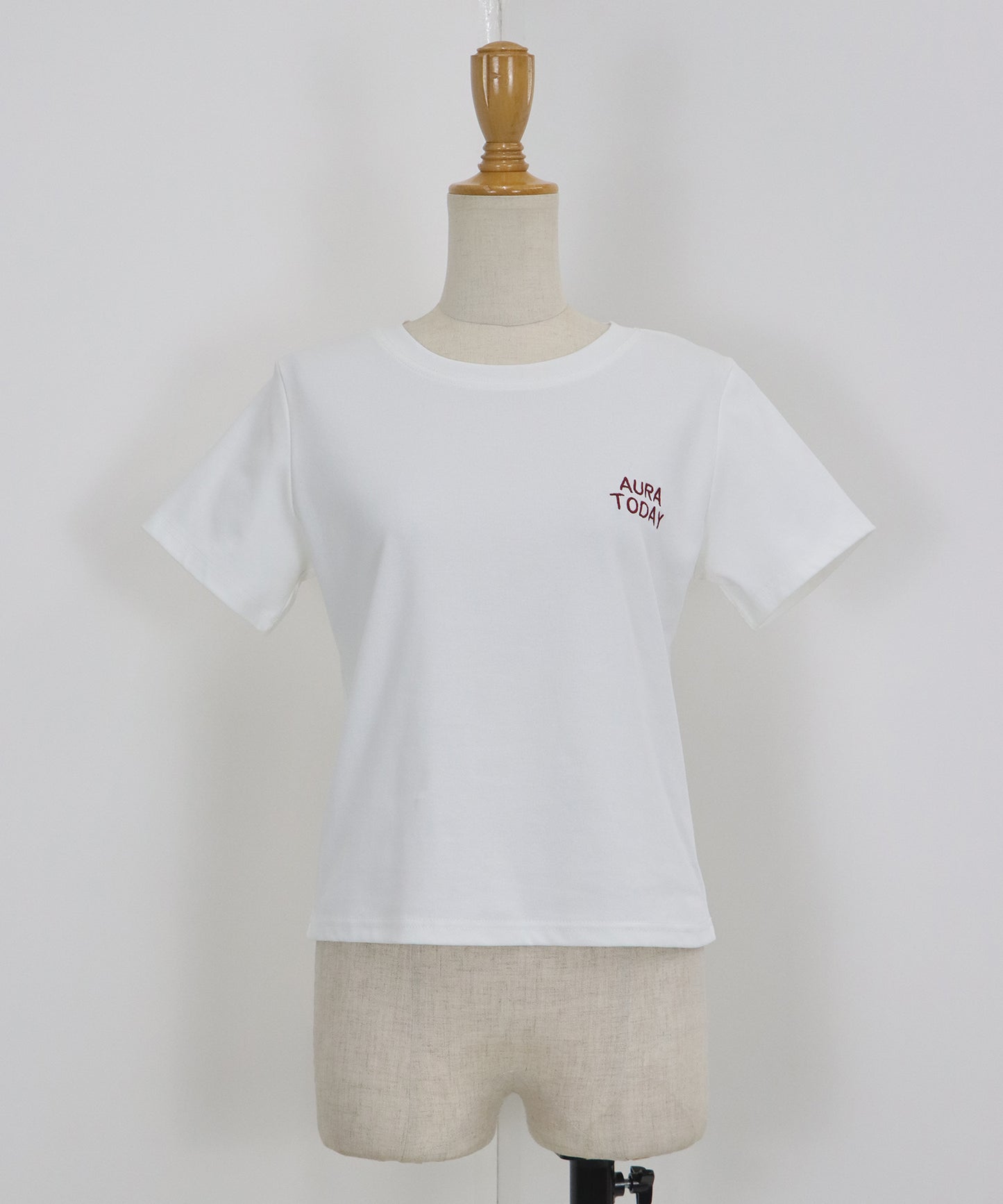 【TIME SALE】ワンポイントロゴ刺繍Tシャツ【ネコポス】