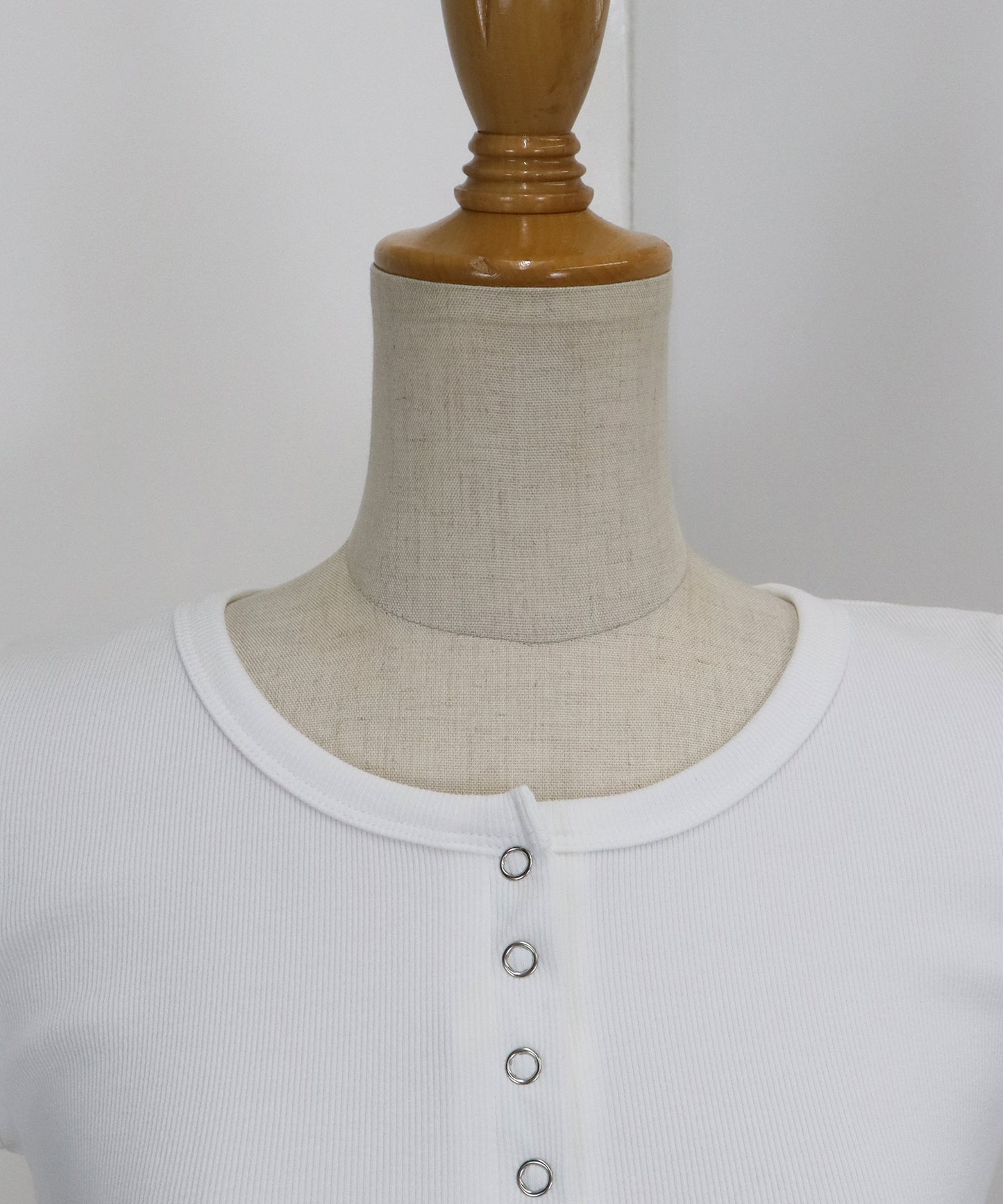 【TIME SALE】ヘンリーネック半袖Tシャツ【ネコポス】