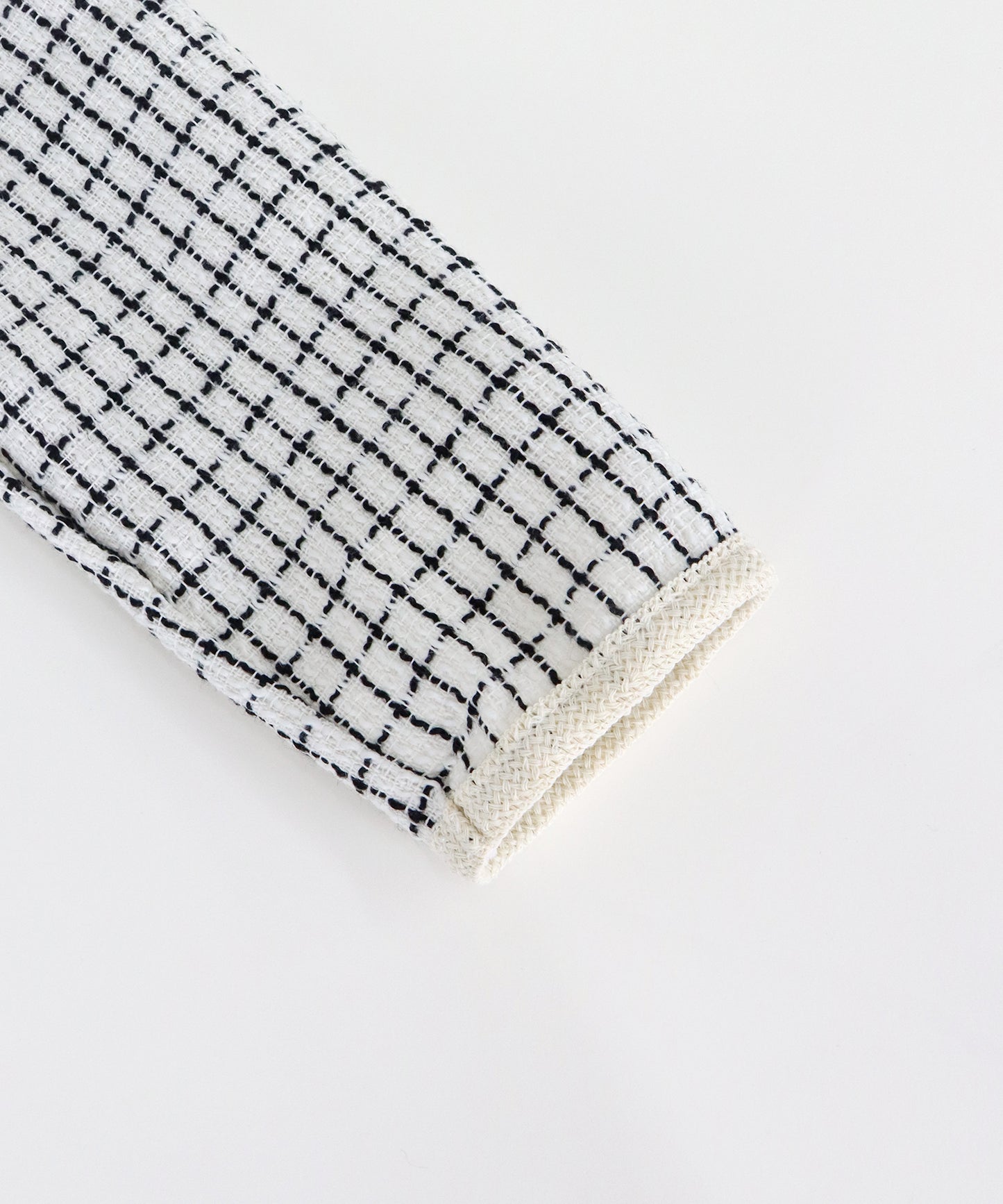 【SALE】パールボタンツイード風ジャケット