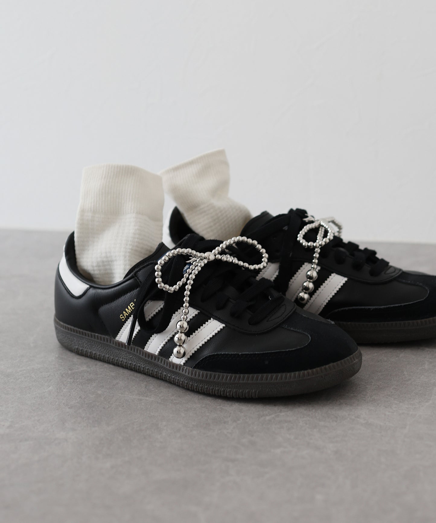 【SALE】パールリボンマルチチャーム【ネコポス】