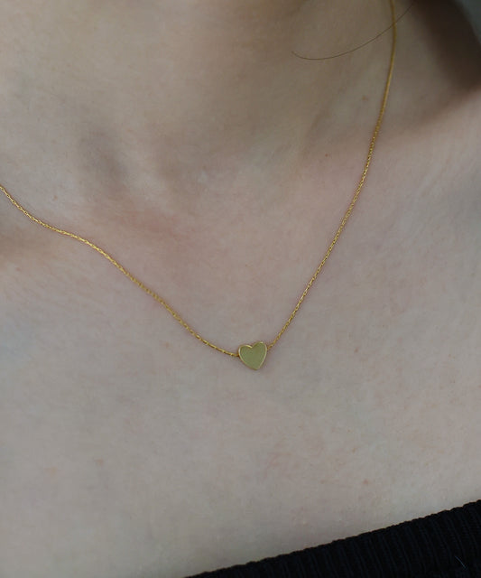 プチハートネックレス / サージカルステンレス【ネコポス】
