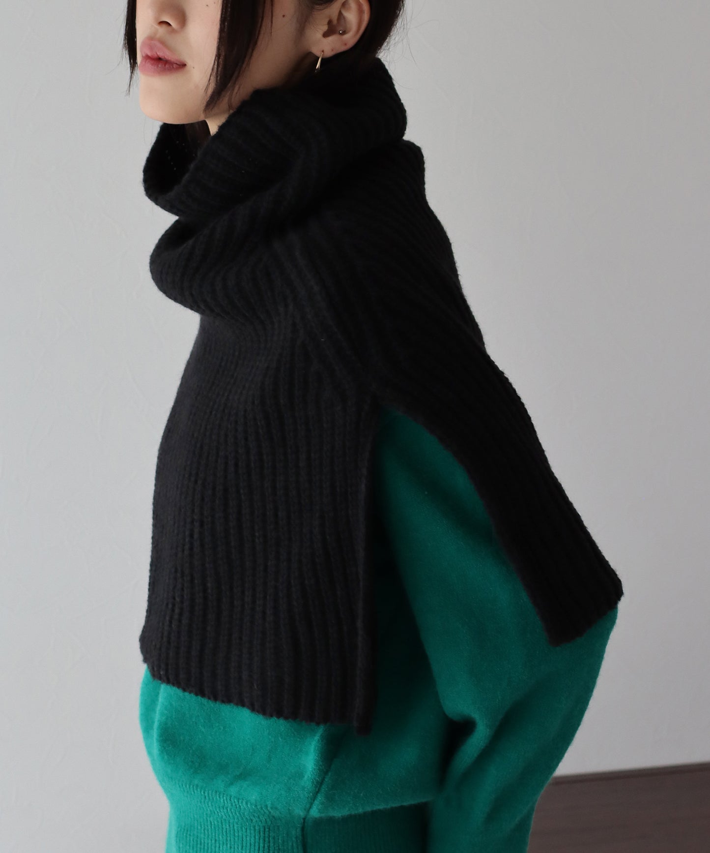 【SALE】ワイドリブネックウォーマー