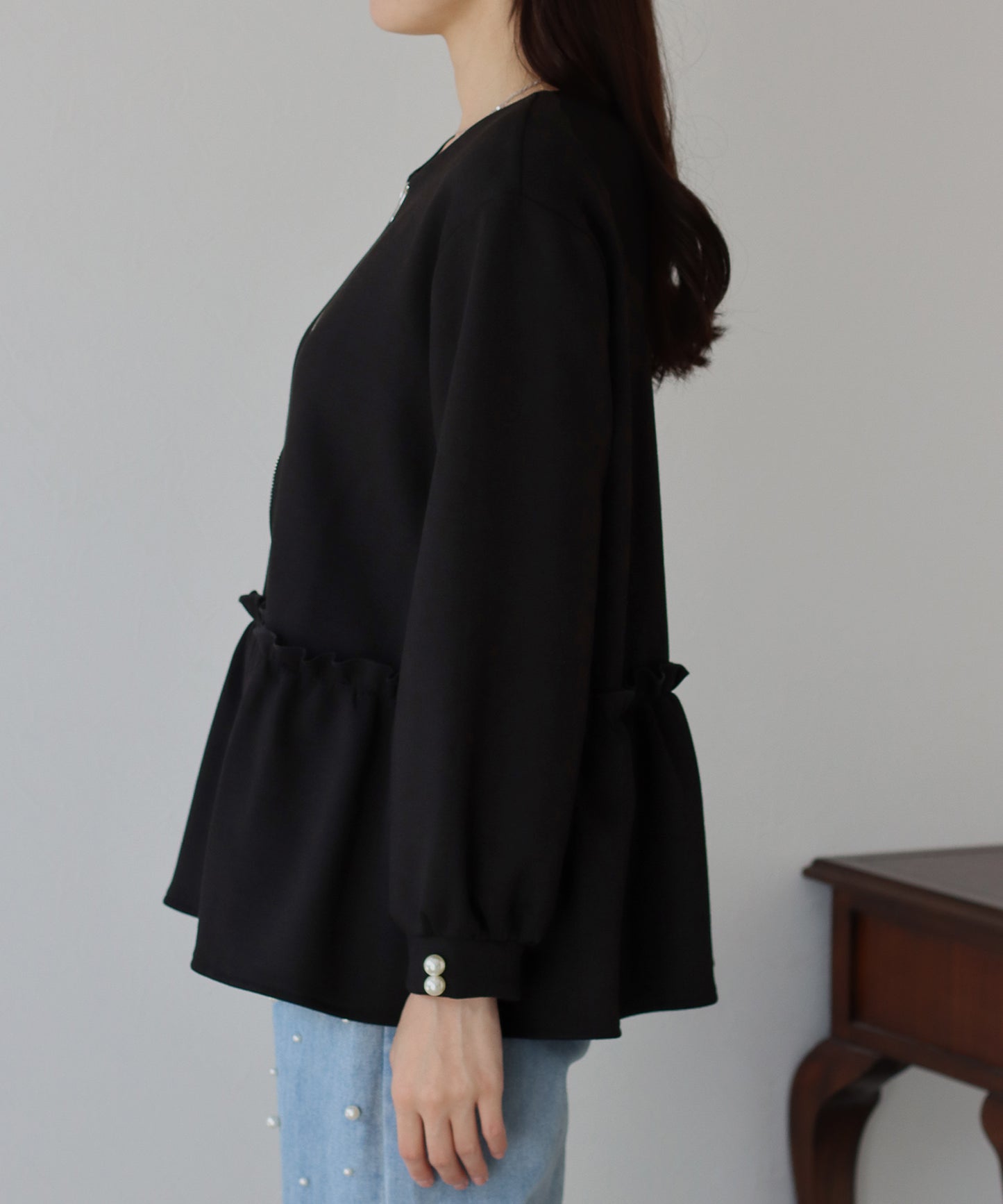 【TIME SALE】ペプラムブルゾン