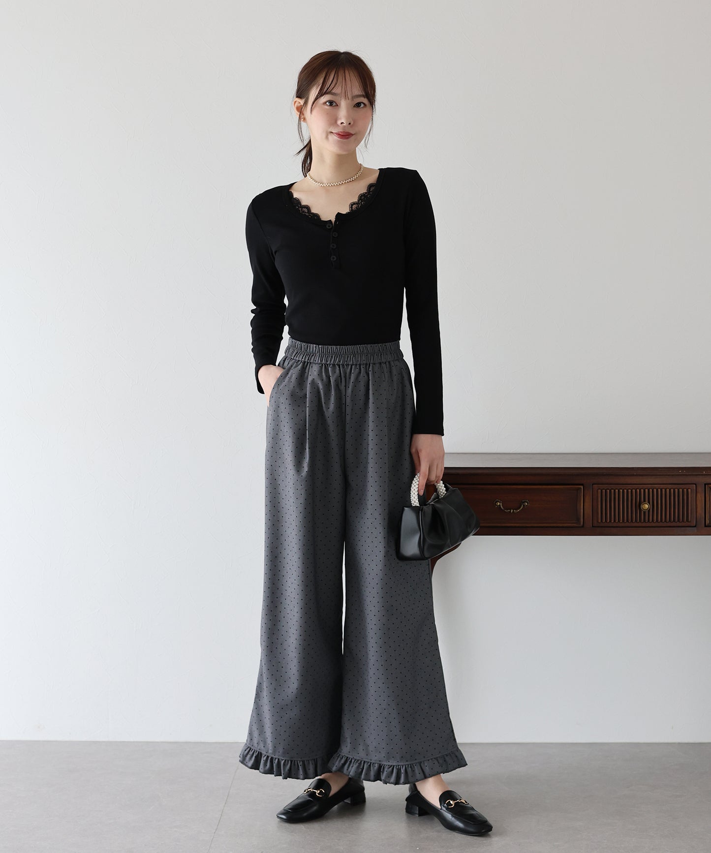 【SALE】フリルドットパンツ