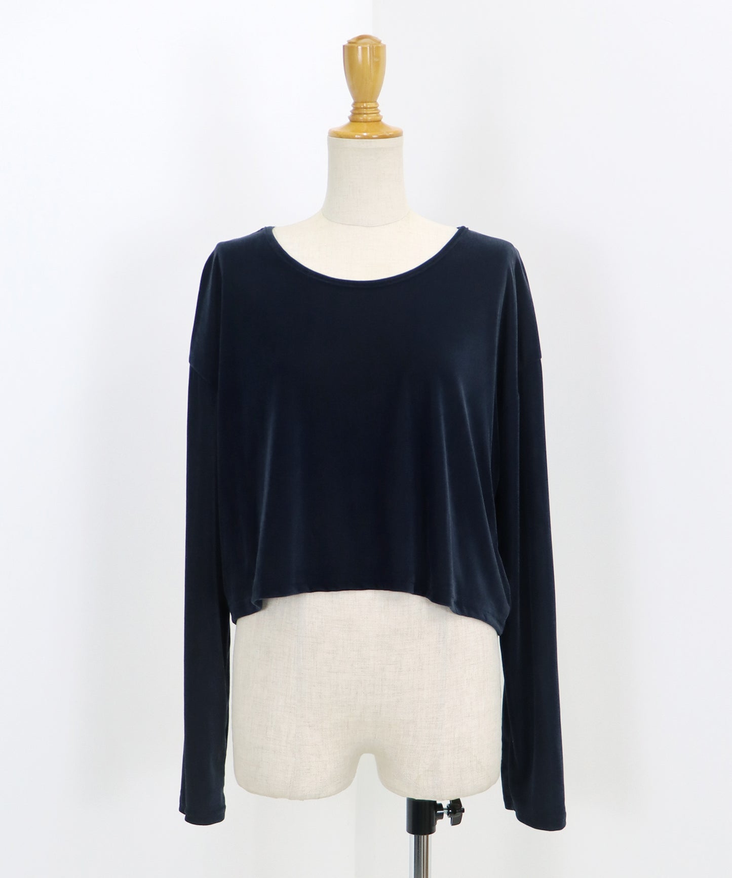 【SALE】シアーベロアショート丈ロンT【ネコポス】