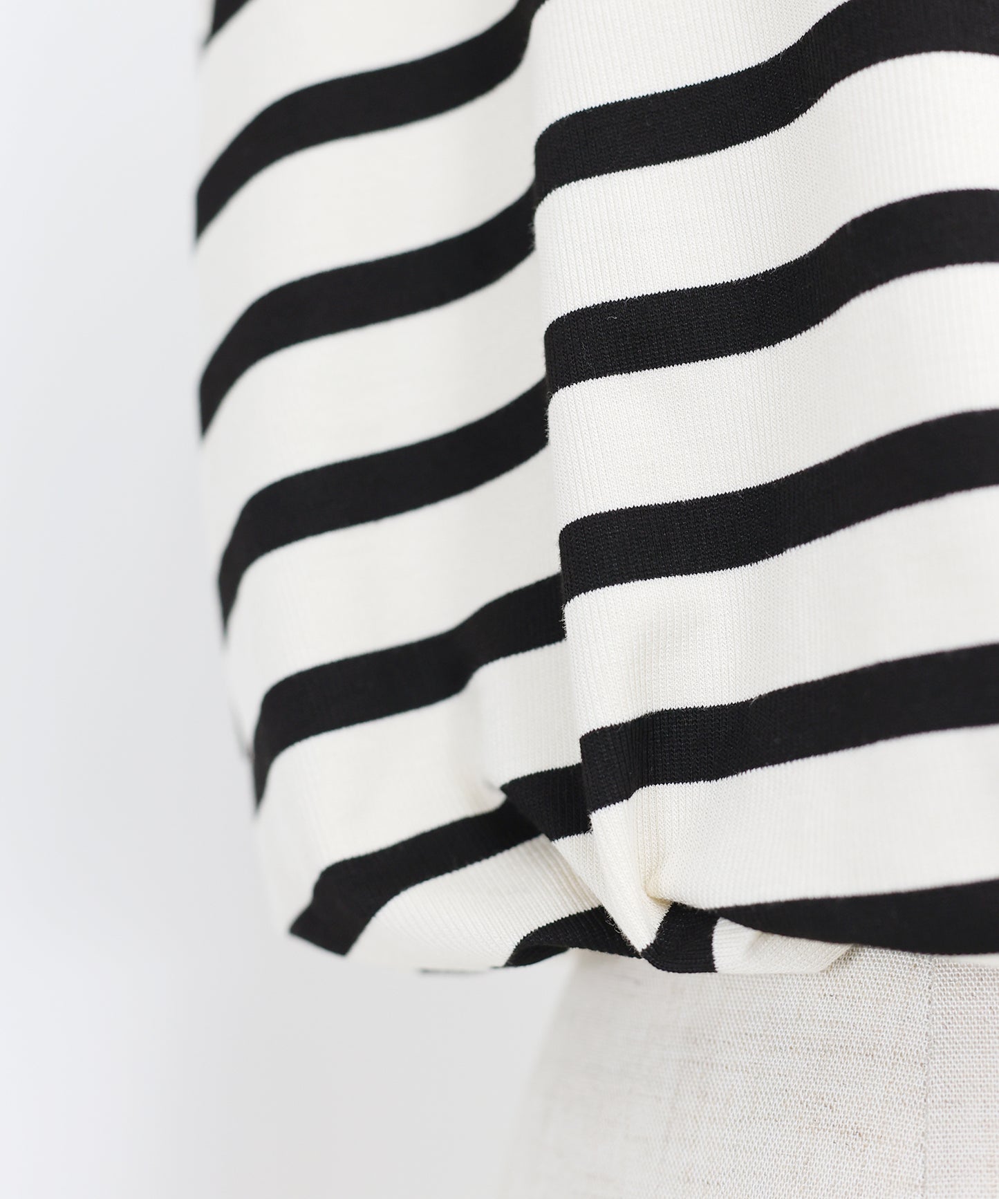 【SALE】チェーン付きボーダーノースリカットソー【ネコポス】