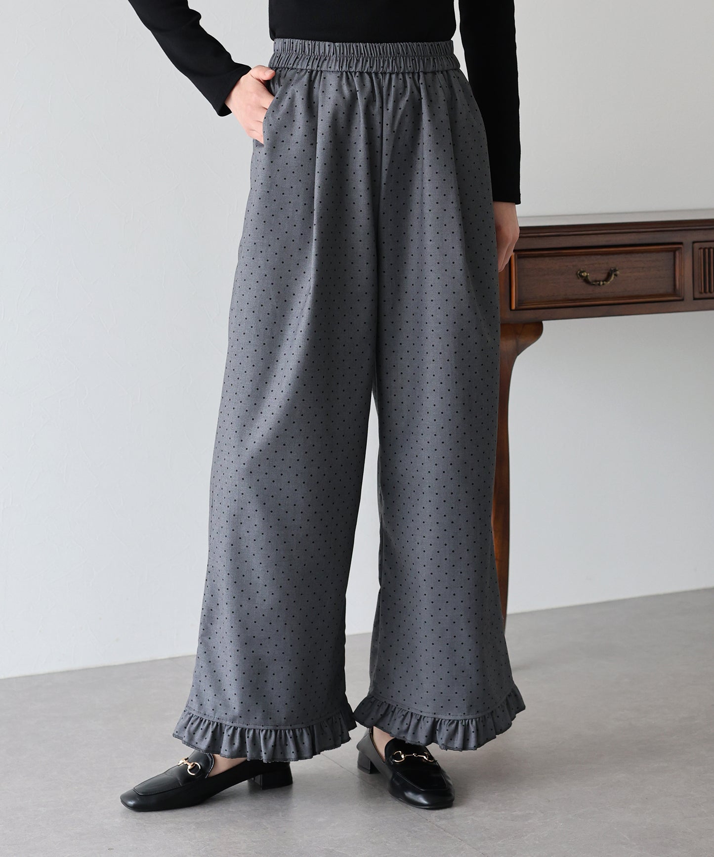 【SALE】フリルドットパンツ
