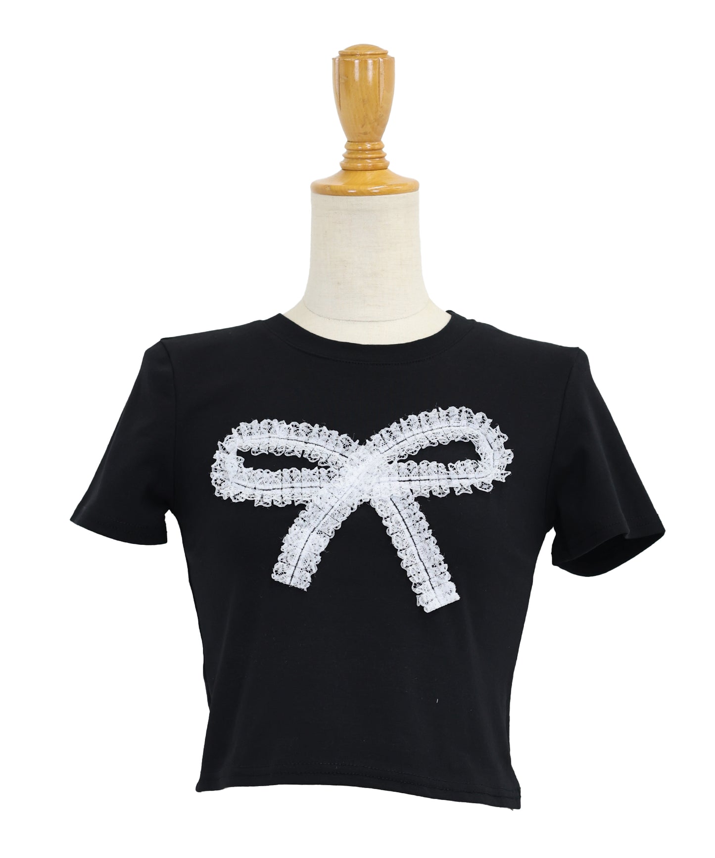 【SALE】レースリボンTシャツ【ネコポス】