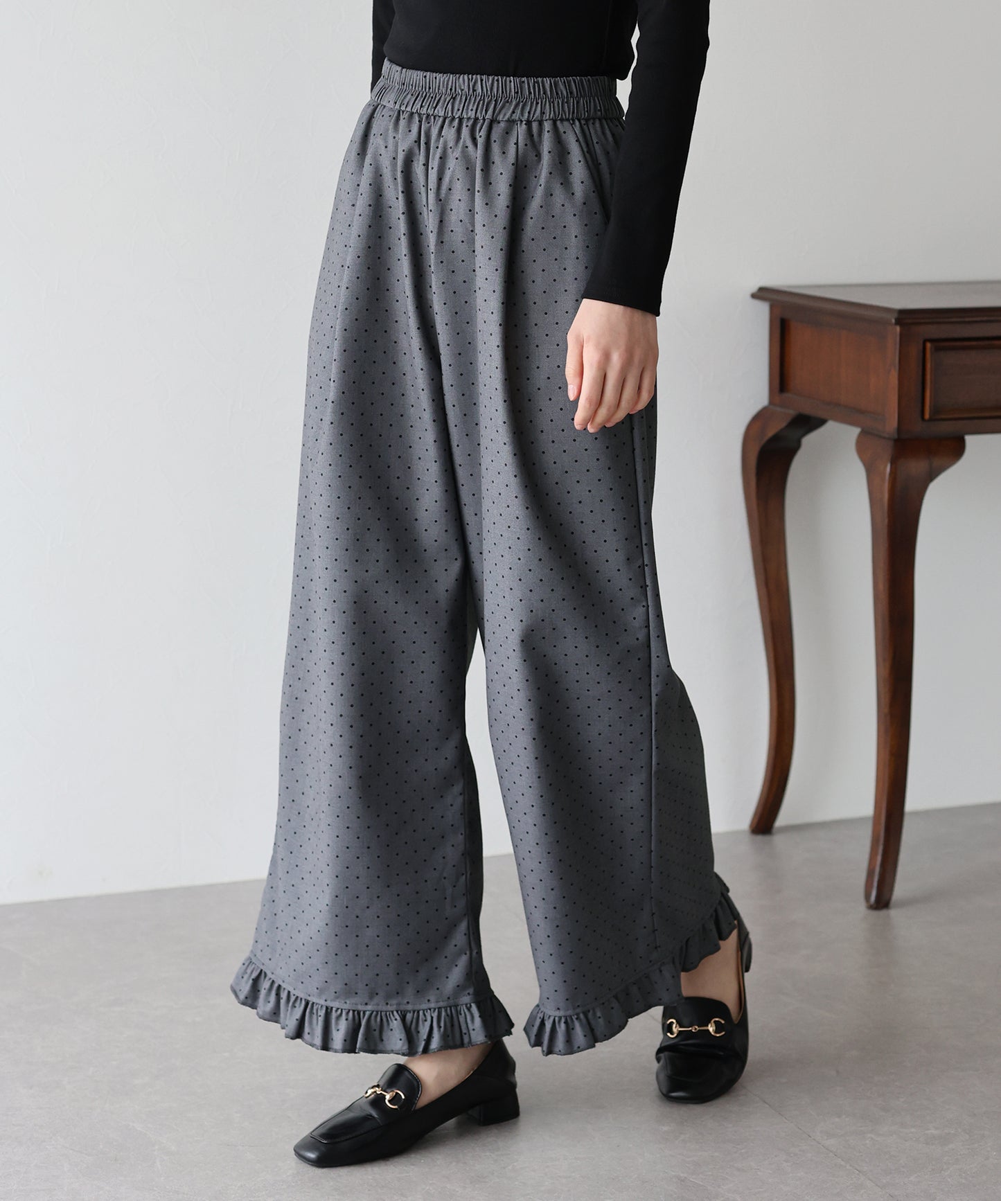 【SALE】フリルドットパンツ