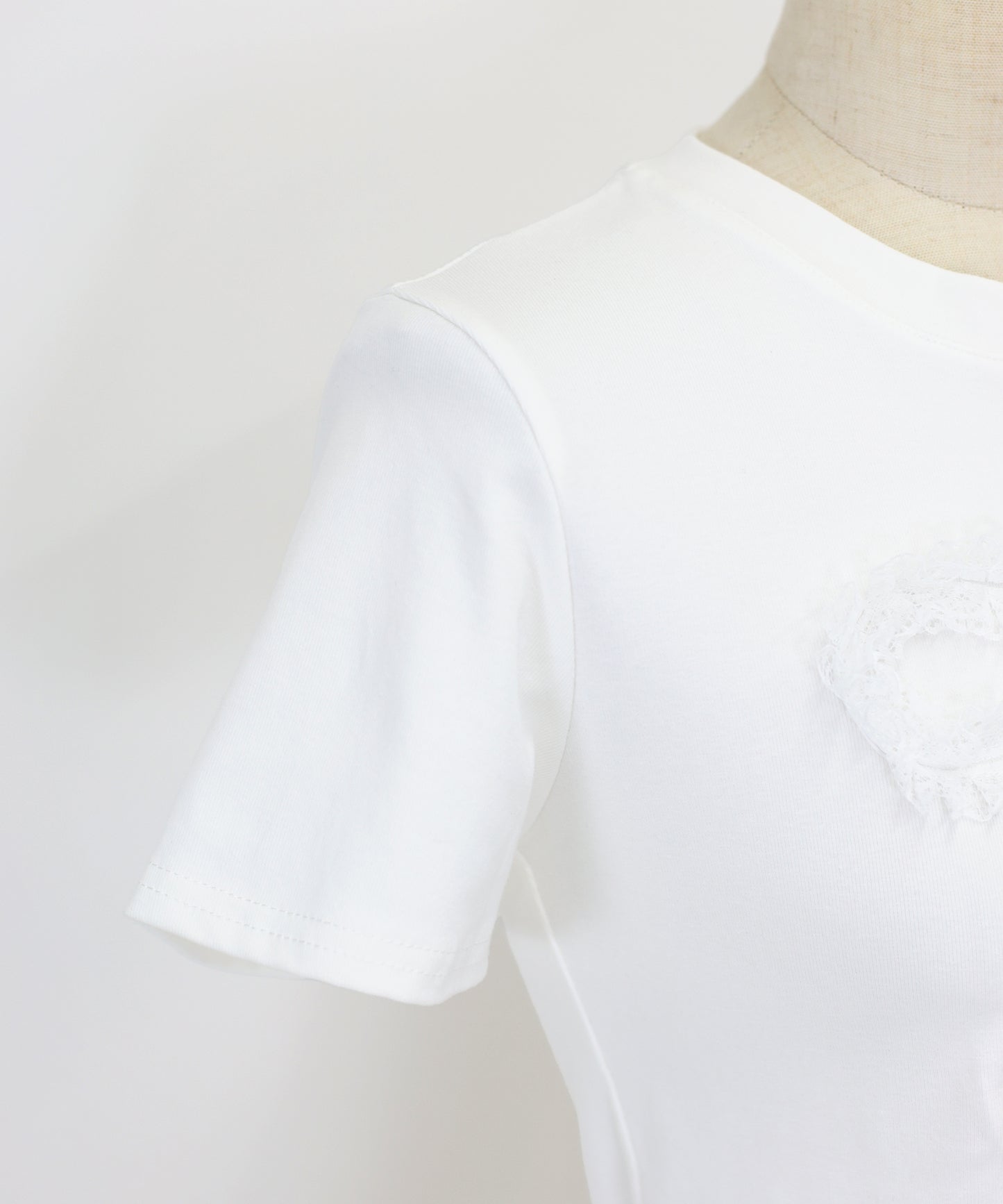 【SALE】レースリボンTシャツ【ネコポス】