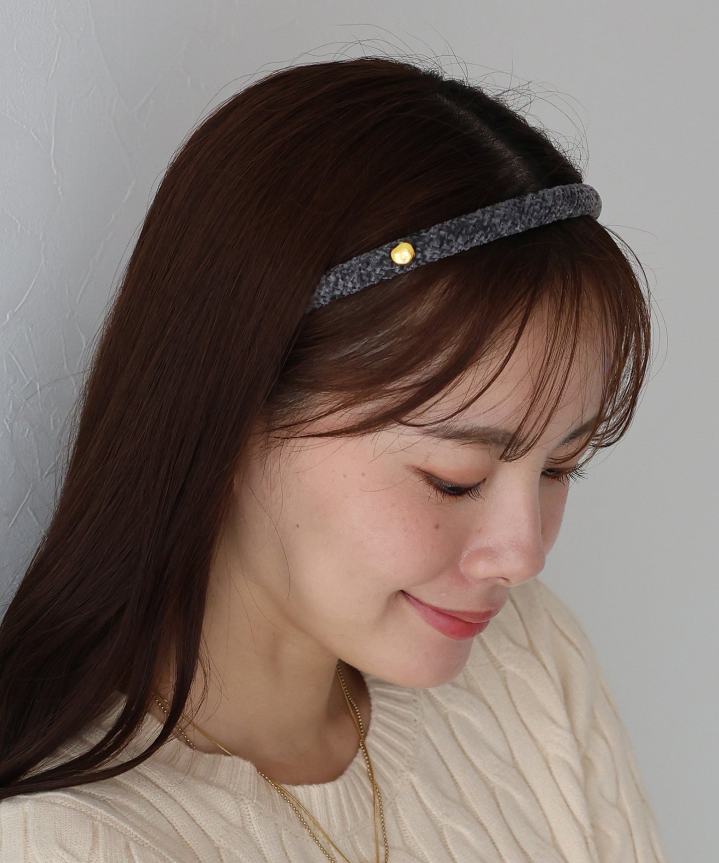 【早割5%OFF】ニュアンスモチーフニットカチューシャ【ネコポス】
