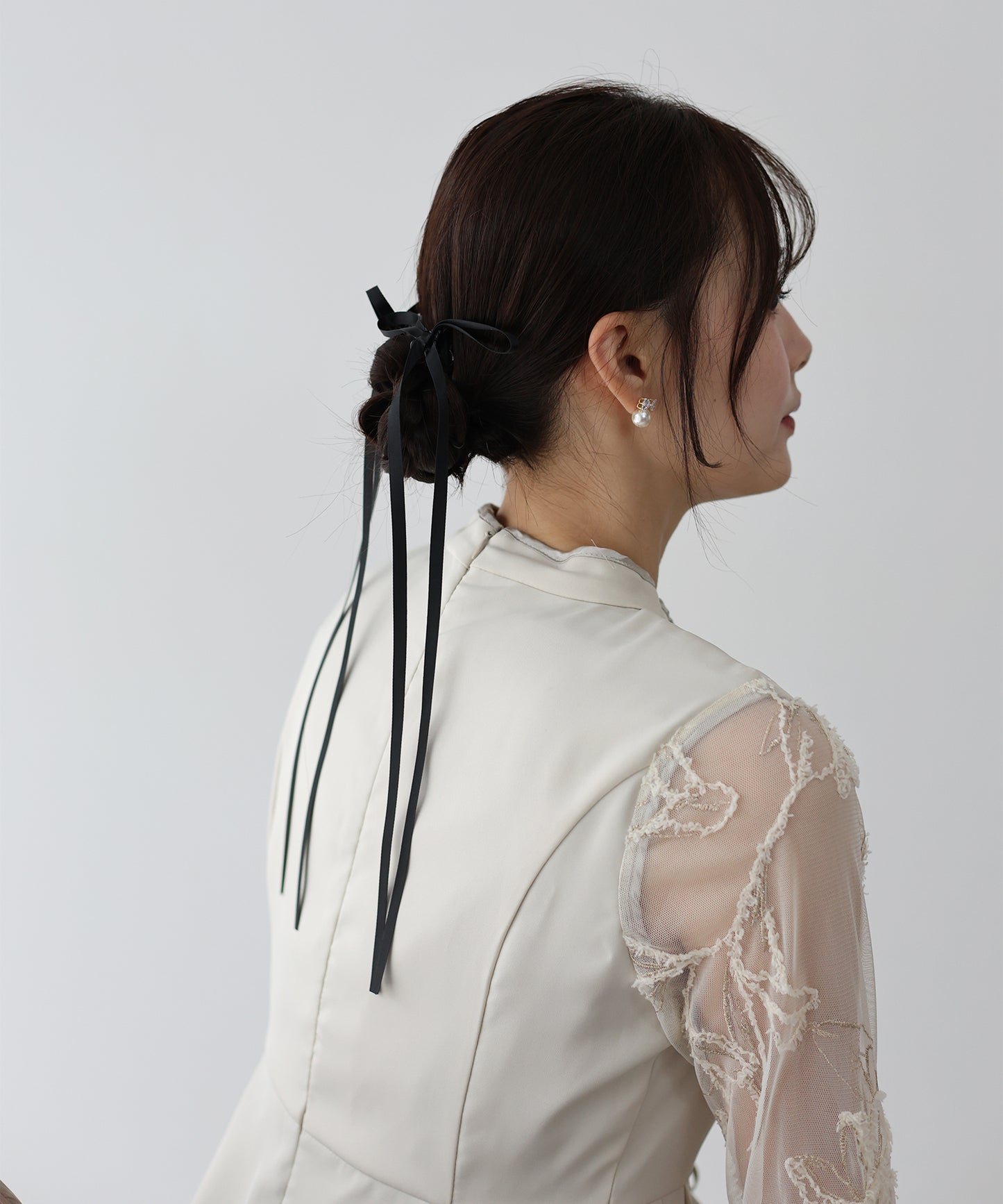 ロングリボンヘアクリップ【ネコポス】
