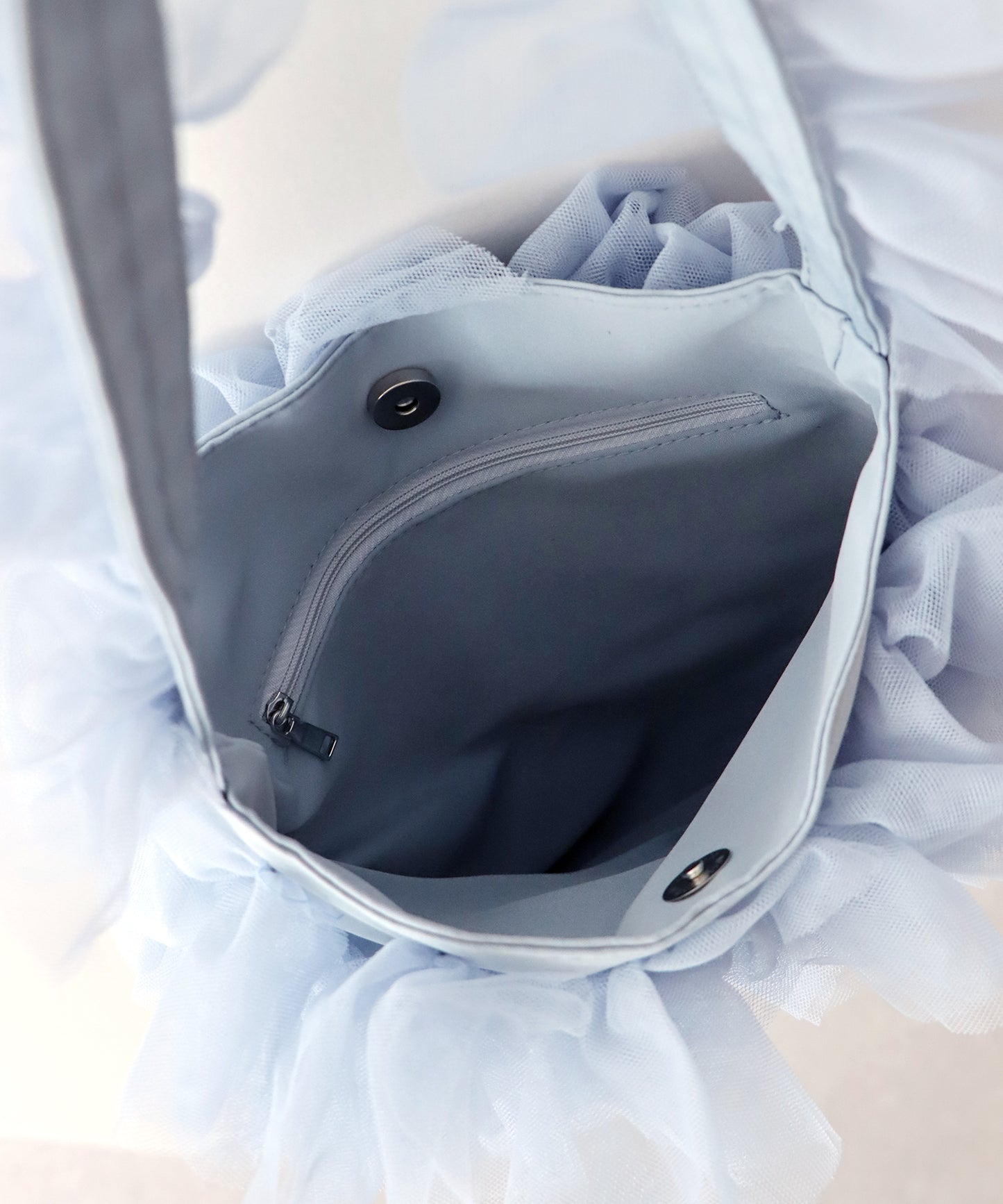 チュールトートバッグ