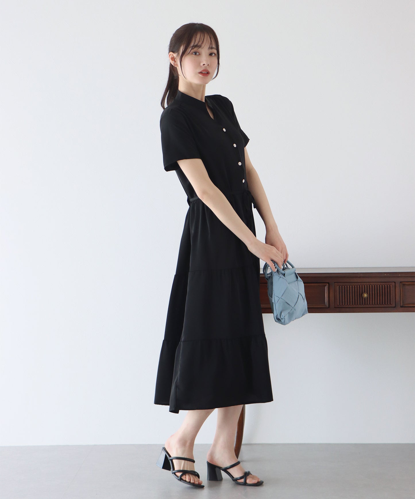 【TIME SALE】【接触冷感】無地&アソート花柄ワンピース