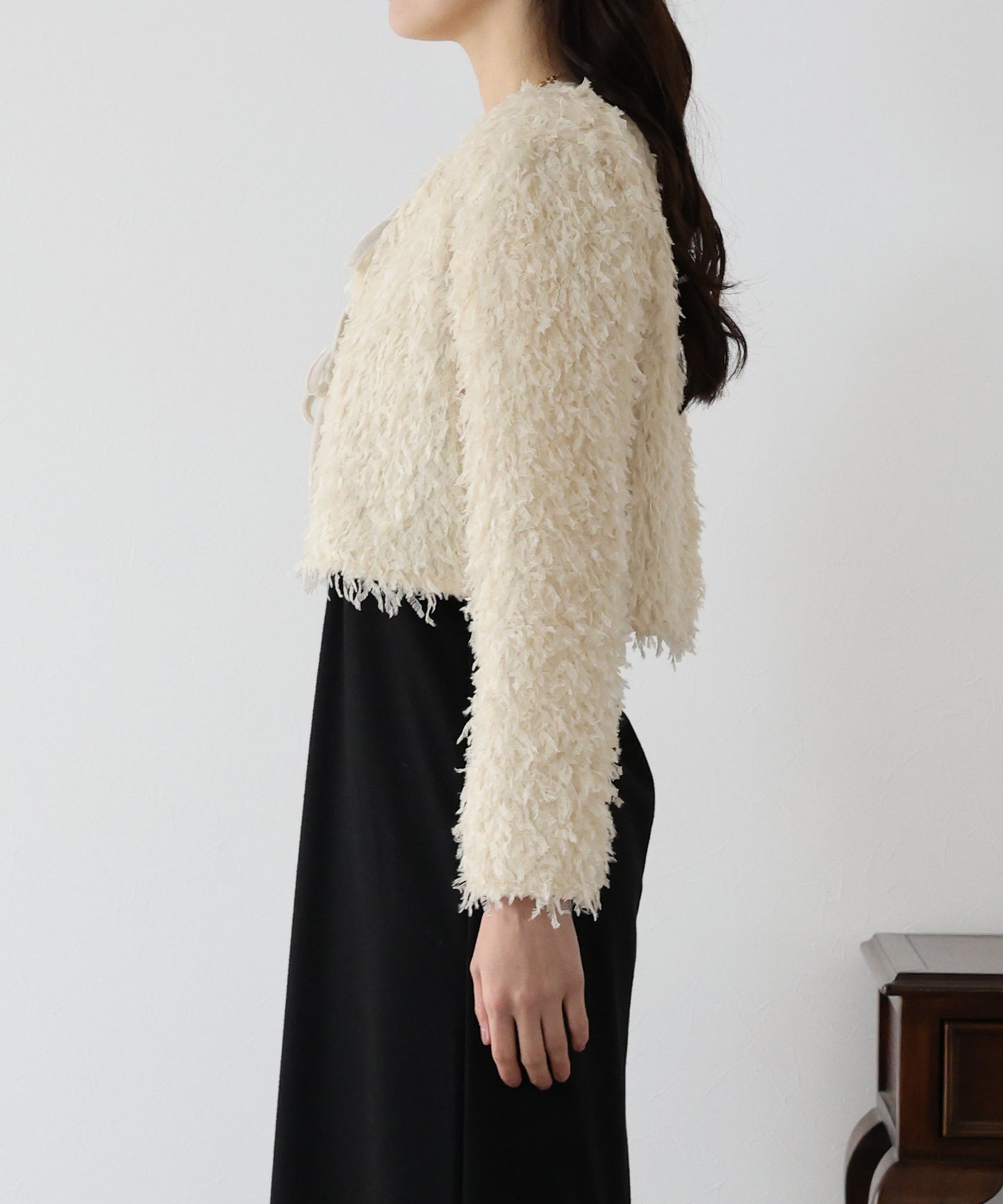 【SALE】フェザーリボンカーディガン