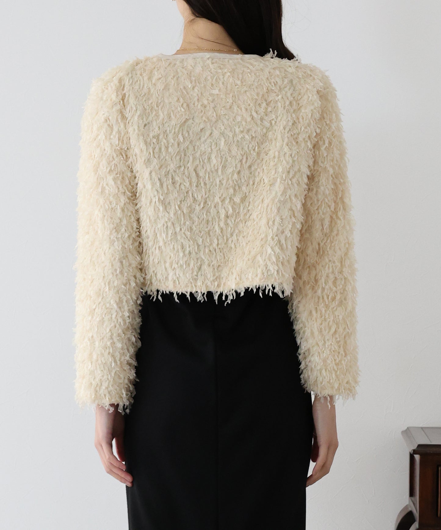 【SALE】フェザーリボンカーディガン