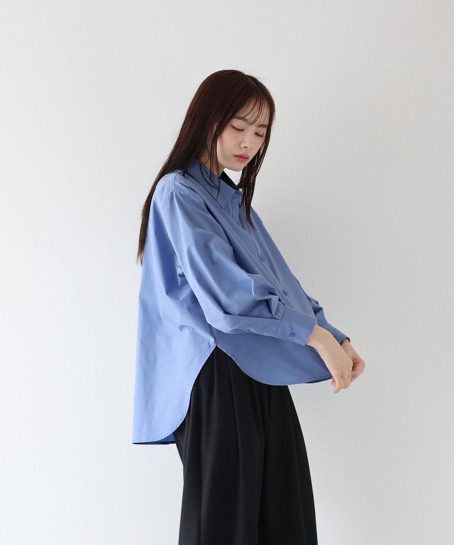 【TIME SALE】タック袖ビッグシャツ