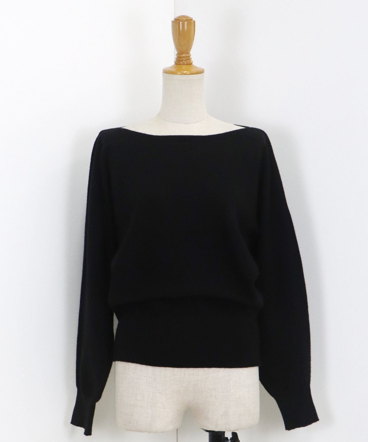 【SALE】ボートネックドルマンニット