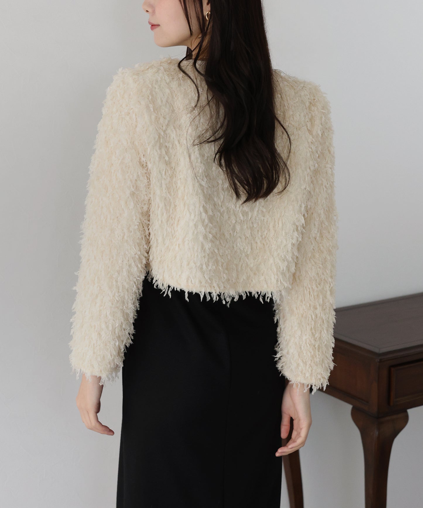 【SALE】フェザーリボンカーディガン