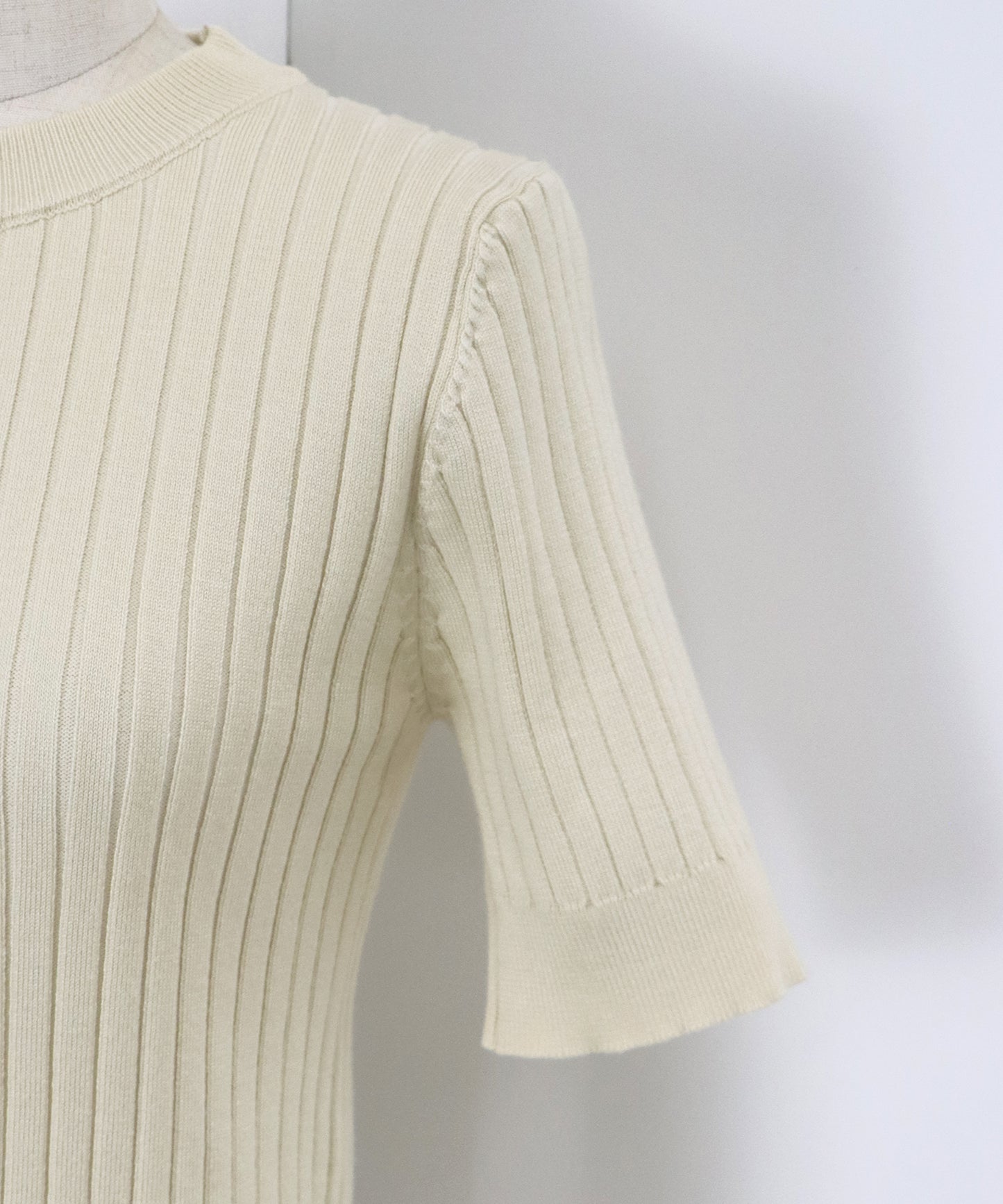 【TIME SALE】サマーリブニットトップス【ネコポス】