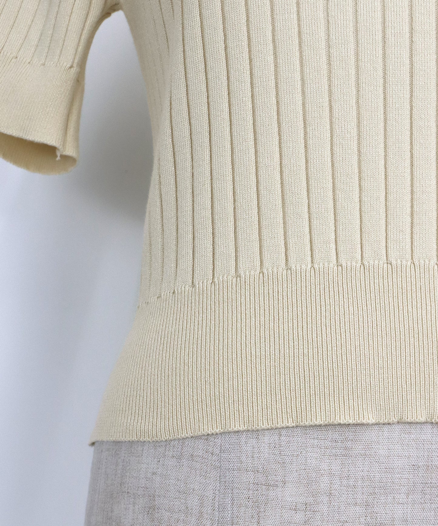 【TIME SALE】サマーリブニットトップス【ネコポス】