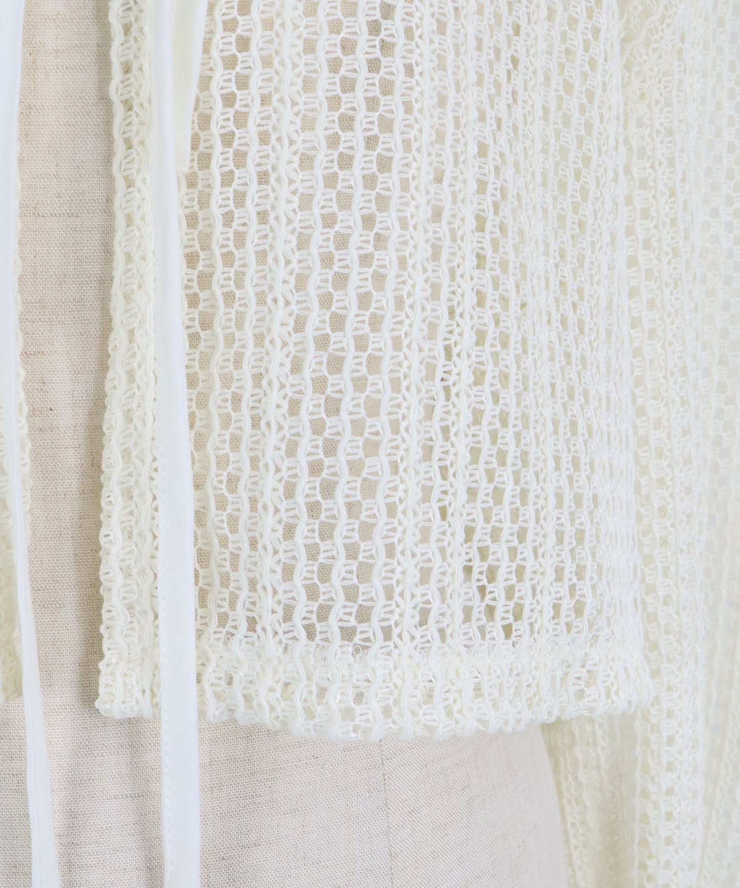【SALE】2WAYリボンレースカーディガン