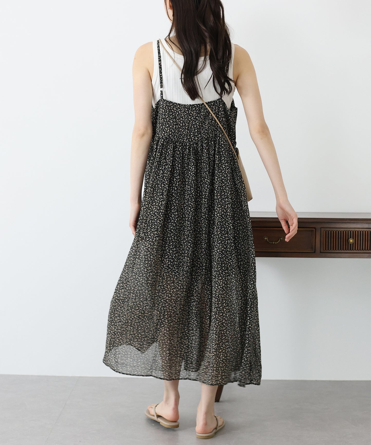 【SALE】プリントキャミワンピース