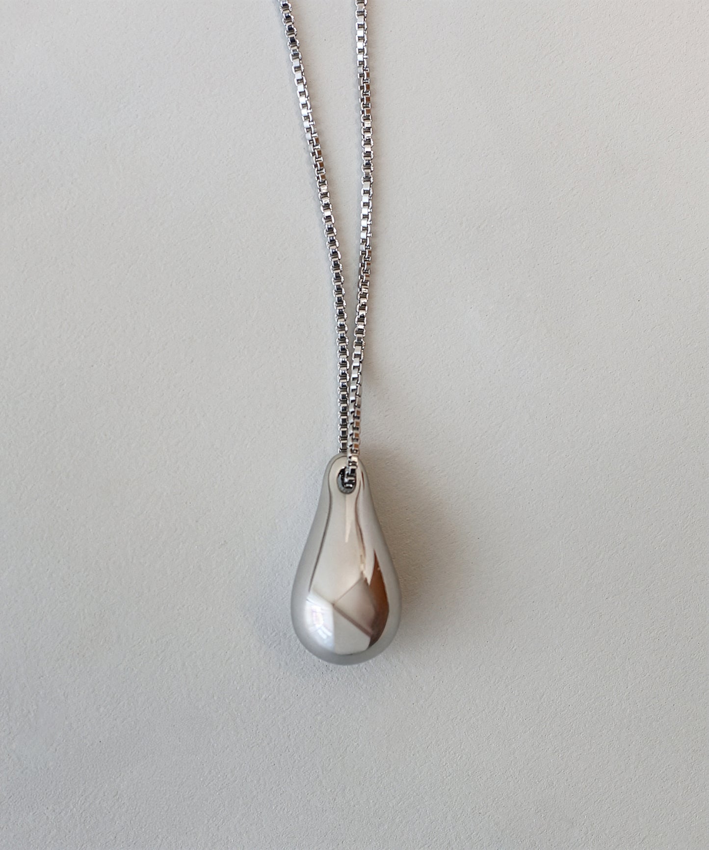 【早割5%OFF】ドロップボールロングネックレス / サージカルステンレス【ネコポス】