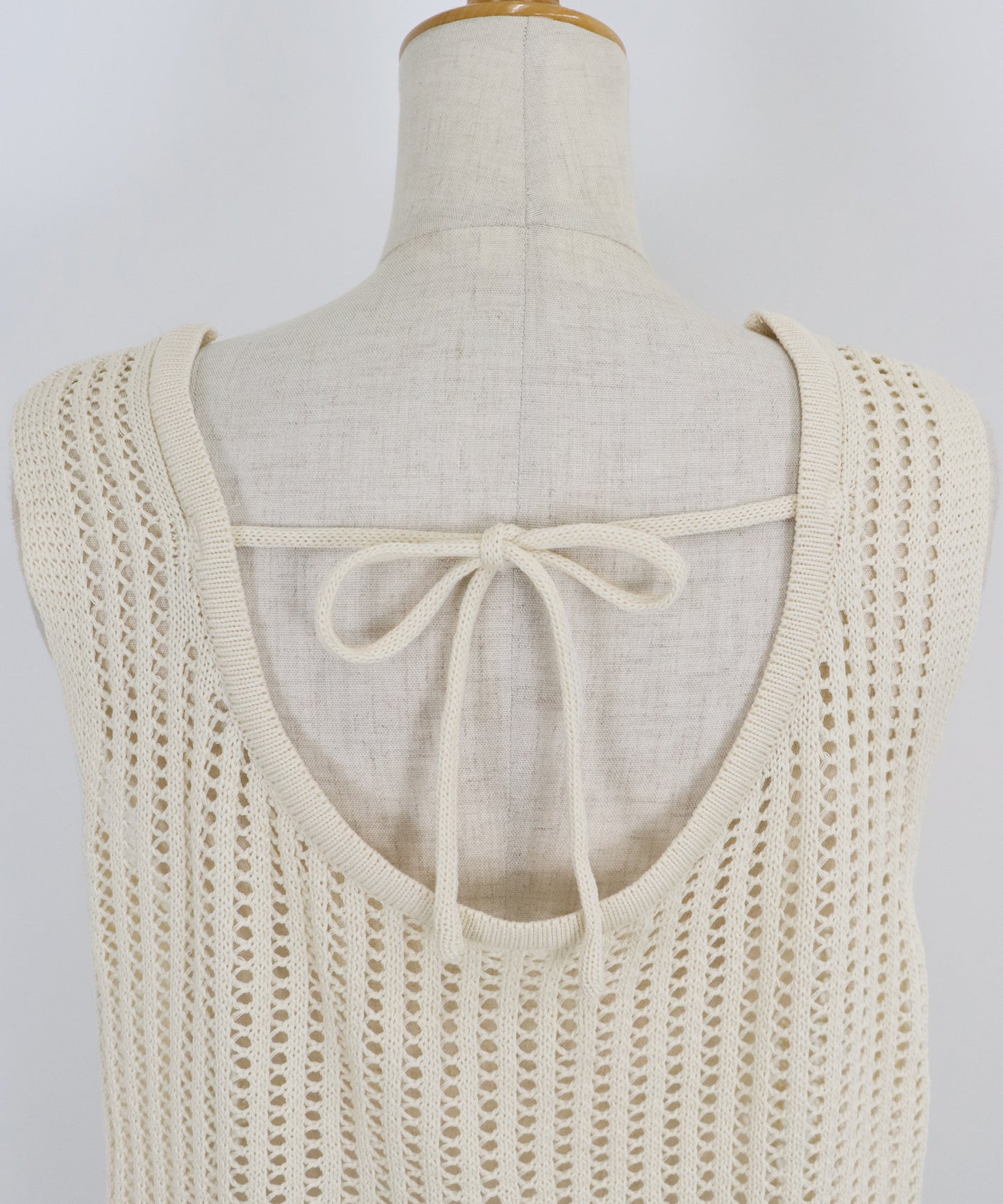 【SALE】バックリボンメッシュベスト【ネコポス】