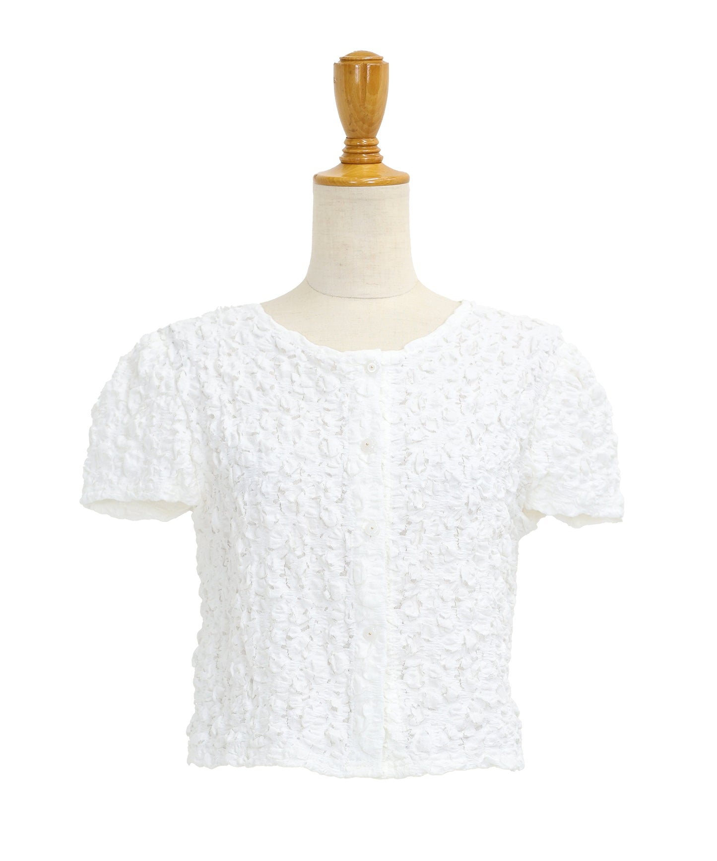 ワッフルカーディガン